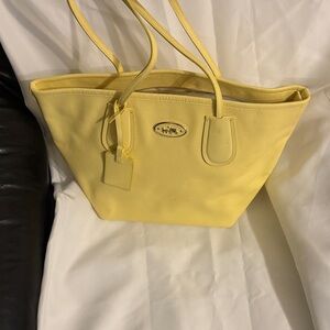 Coach Sunny Yellow Tote Bag